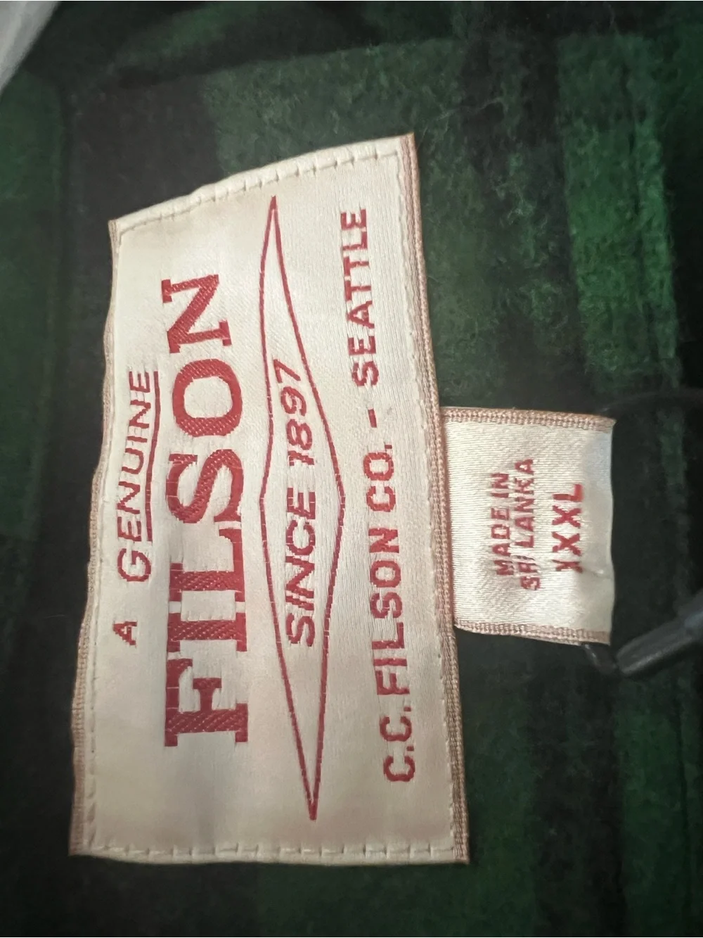 Filson classic plaid